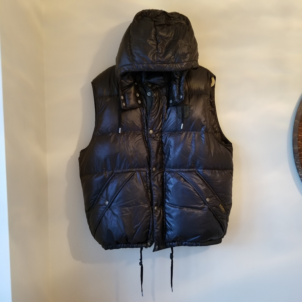Polo Ralph Lauren Hooded Down Vest Black - XL